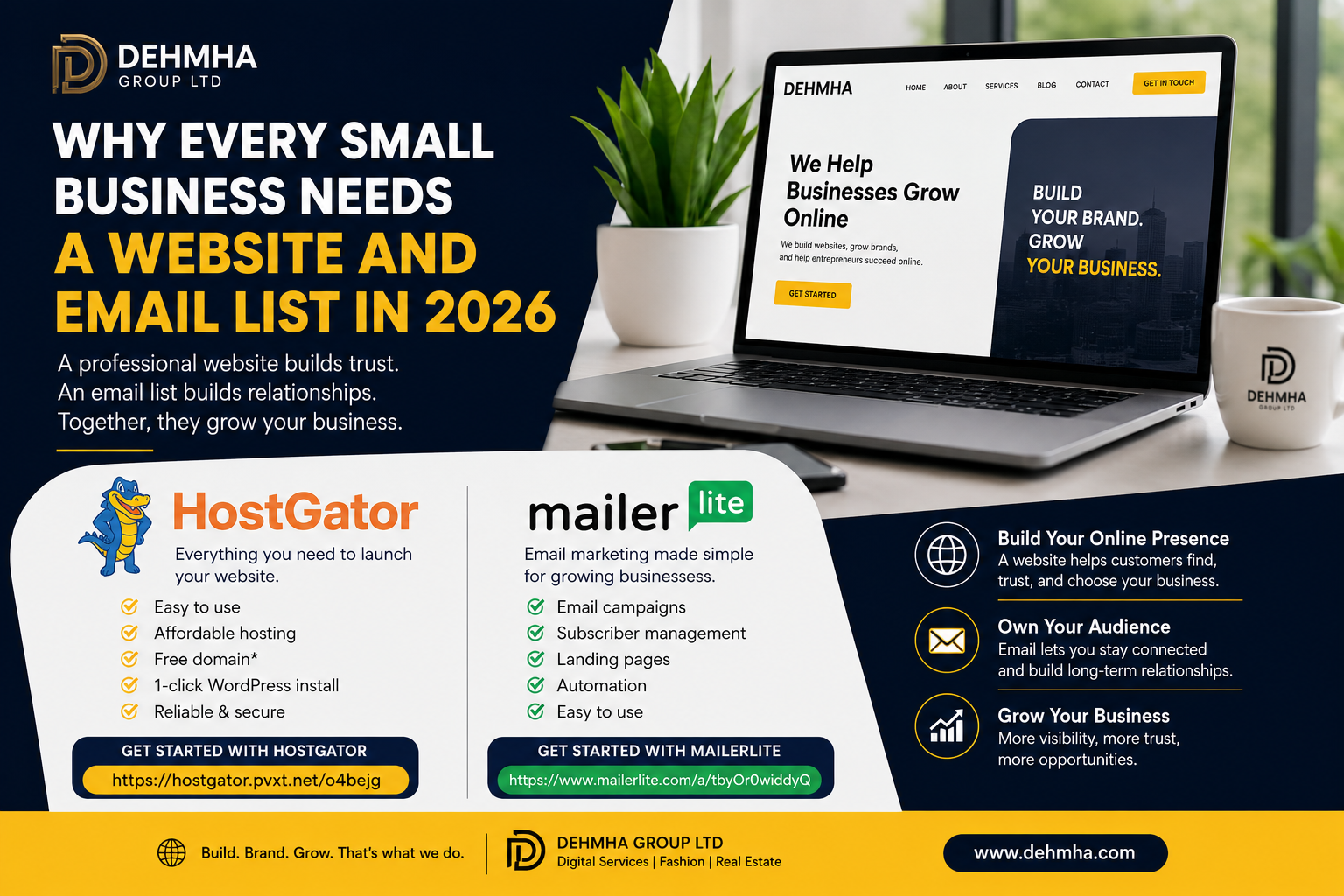 Why Every Small Business Needs a Website and Email List in 2026