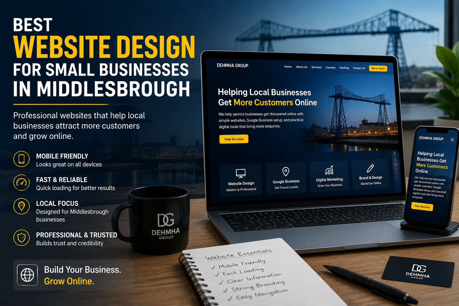 Best Website Design for Small Businesses in Middlesbrough